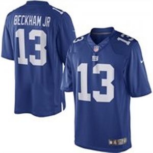 Mens New York Giants #13 Odell Beckham Jr Royal Blue Limited Jersey