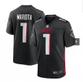 Nike Falcons #1 MARIOTA Black game Jersey