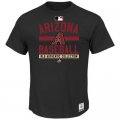 MLB Men's Arizona Diamondbacks Majestic Big & Tall Authentic Collection Property T-Shirt - Black