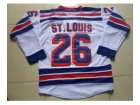 nhl jerseys new york rangers #26 st.louis white