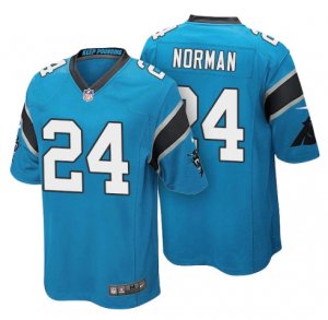 Mens Carolina Panthers #24 Josh Norman Light Blue Color Rush Limited Jersey