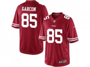 Mens Nike San Francisco 49ers #85 Pierre Garcon Limited Red Team Color NFL Jersey