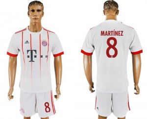 2017-18 Bayern Munich 8 MARTINEZ UEFA Champions League Away Soccer Jersey