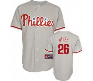 mlb philadelphia phillies #26 utle grey