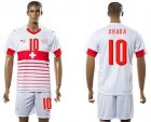 Switzerland #10 Xhaka Away Soccer Country Jersey