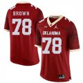 Oklahoma Sooners #78 Orlando Brown Red 47 Game Winning Streak College Football Jersey