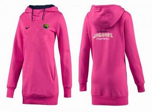 Women Jacksonville Jaguars Logo Pullover Hoodie-037