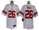 Nike New York Giants #26 Rolle white elite Jerseys