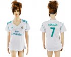 2017-18 Real Madrid 7 RONALDO Home Women Soccer Jersey