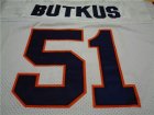 nfl chicago bears #51 butkus white((big numbers)