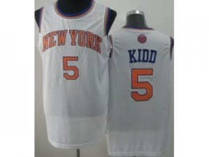 nba New York Knicks #5 Jason Kidd white Jerseys[Revolution 30]