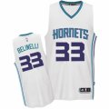 Mens Adidas Charlotte Hornets #33 Marco Belinelli Swingman White Home NBA Jersey