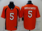 Nike Broncos #5 Teddy Bridgewater Orange Vapor Untouchable Limited Jersey
