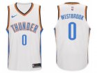 Nike NBA Oklahoma City Thunder #0 Russell Westbrook Jersey 2017-18 New Season White Jersey