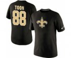 Nike New Orleans Saints 88 Nick Toon Name & Number T-Shirt