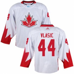 Youth Adidas Team Canada #44 Marc-Edouard Vlasic Premier White Home 2016 World Cup Ice Hockey Jersey