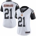 Women's Nike Cincinnati Bengals #21 Darqueze Dennard Limited White Rush NFL Jersey