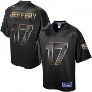 Nike Chicago Bears #17 Alshon Jeffery Pro Line Black Gold Collection Jersey(Game)