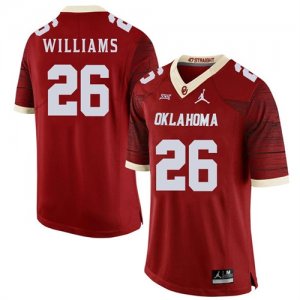 Oklahoma Sooners #26 Damien Williams Red 47 Game Winning Streak College Football Jersey