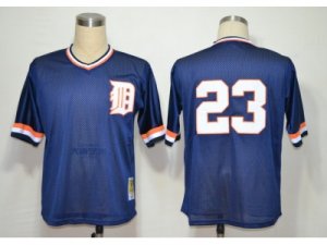 MLB Jerseys Detroit Tigers #23 Gibson Blue M&N