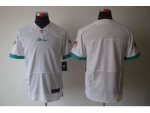 Nike NFL Miami Dolphins White Color Blank Jerseys(Elite)