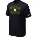Pittsburgh Steelers Heart & Soul Black T-Shirt