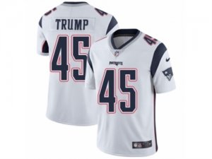 Nike Patriots #45 Donald Trump White Mens Stitched NFL Vapor Untouchable Limited Jersey