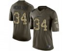 Mens Nike Washington Redskins #34 Montae Nicholson Limited Green Salute to Service NFL Jersey