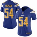 Women's Nike San Diego Chargers #54 Melvin Ingram Limited Electric Blue Rush NFL Jersey