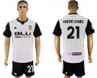 2017-18 Valencia CF 21 ANDRE GOMES Home Soccer Jersey