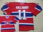 nhl jerseys montreal canadiens #11 GALLAGHER red