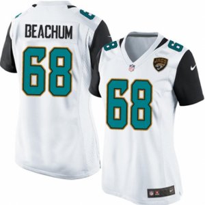 Womens Nike Jacksonville Jaguars #68 Kelvin Beachum White NFL Jersey