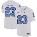 North Carolina Tar Heels 23 David Collins White College Football Jersey