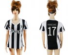 2017-18 Juventus 17 MANDZUKIC Home Women Soccer Jersey