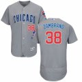 Men's Majestic Chicago Cubs #38 Carlos Zambrano Grey Flexbase Authentic Collection MLB Jersey