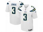 Nike Los Angeles Chargers #3 Rayshawn Jenkins Elite White NFL Jersey
