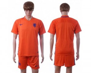 Holland Blank Home Soccer Country Jersey