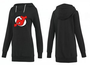 NHL Women New Jersey Devils Logo Pullover Hoodie 30