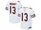 Mens Nike Chicago Bears #13 Kendall Wright Elite White NFL Jersey