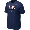 Nike MLB Cincinnati Reds 2014 Home Practice T-Shirt - Dark blue