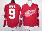 nhl detroit red wings #9 howe red