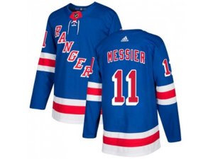 Youth Adidas New York Rangers #11 Mark Messier Royal Blue Home Authentic Stitched NHL Jersey