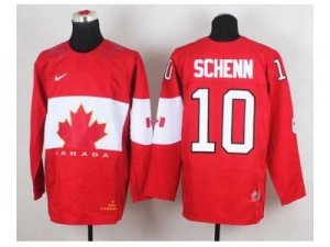 nhl jerseys team canada #10 schenn red[2014 world championship][schenn]