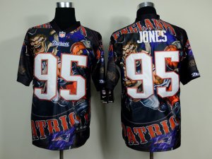 Nike new england patriots #95 Chandler Jones camo jerseys[Elite Fanatical version]