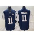 Mens Nike Dallas Cowboys #11 Micah Parsons Navy 2023 F.U.S.E. Vapor Limited Stitched Football Jersey