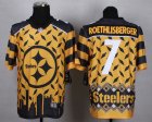 Nike Pittsburgh Steelers #7 Ben Roethlisberger Jerseys(Style Noble Fashion Elite)