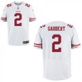 Mens NFL Kickoff-San Francisco 49ers #2 Blaine Gabbert White Elite Jersey