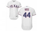 Mens Majestic Texas Rangers #44 Tyson Ross White Flexbase Authentic Collection MLB Jersey