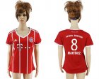 2017-18 Bayern Munich 8 MARTINEZ Home Women Soccer Jersey