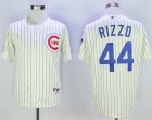 Cubs #44 Anthony Rizzo Cream 1969 Turn Back The Clock Jersey